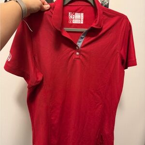 Chick Fil A Women’s Large Red Polo Shirt